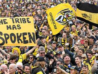 RECORD NUMBER: The Richmond Tigers eclipsed 100,000 members last week, the first time in AFL history. Picture: JULIAN SMITH