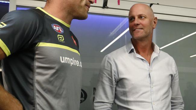 AFL Head of Umpiring Dan Richardson has some work to do to fix the issues with the bouncing of the ball. Photo: Getty Images