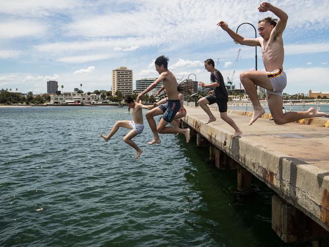 Temperatures are set to reach into the mid-30s in Melbourne and into the 40s for northwestern Victoria. Photo: Darrian Traynor.