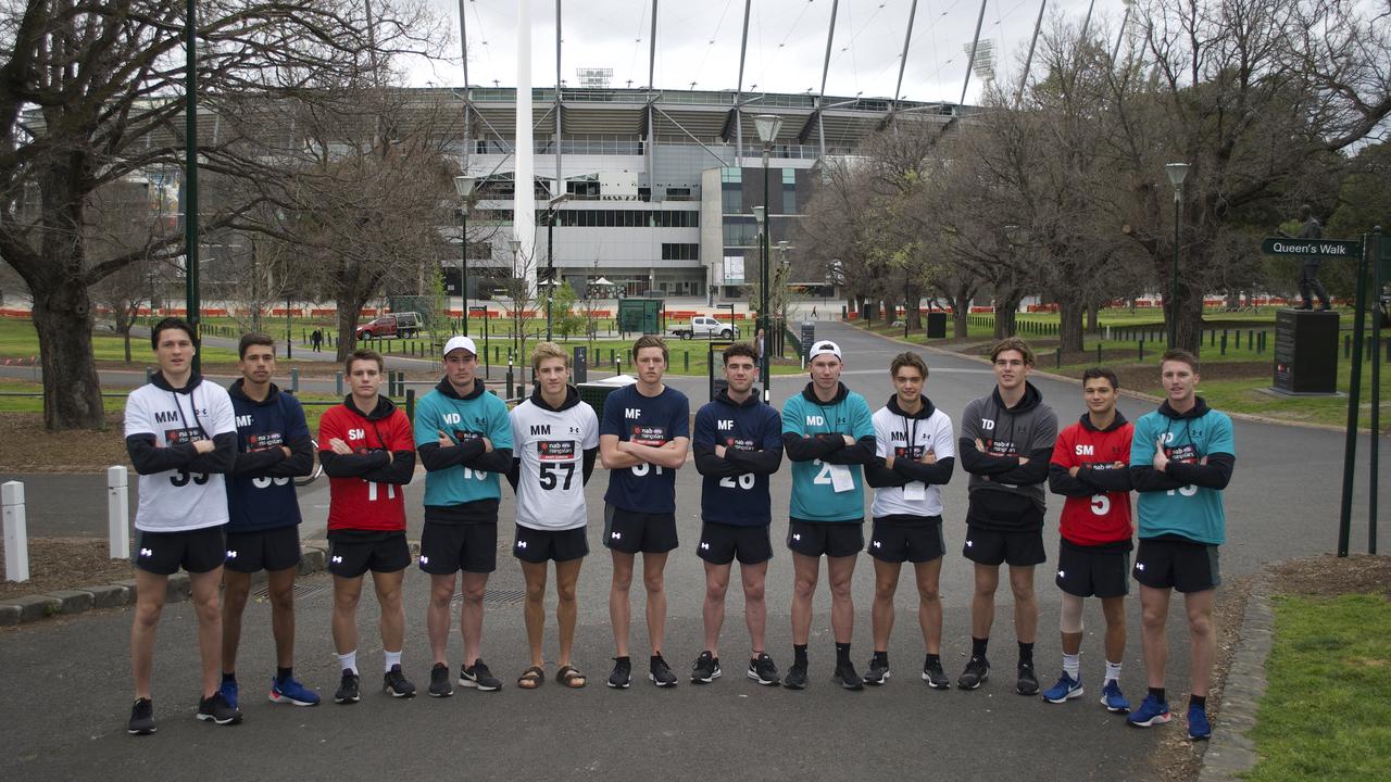 Potential top 10 picks Caleb Serong and Lachie Ash are among the group.