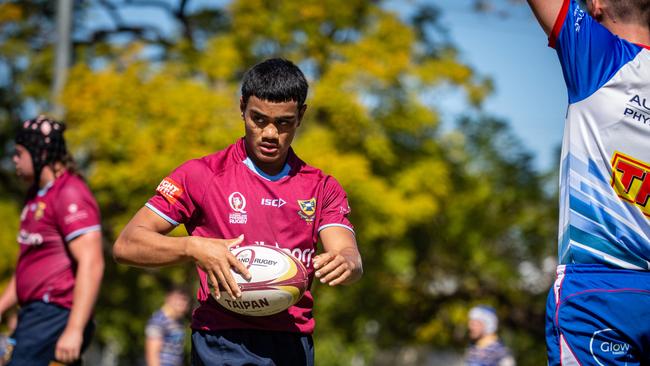 Tafito Ah-Ki (halfback) was also a strong performer for UQ. Picture courtesy of QRU/ Anthony Wingard.