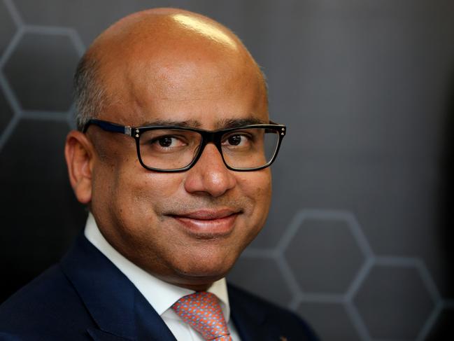 Becker Helicopter announcement at the Whyalla airport. Pictured is Whyalla Steelworks owner Sanjeev Gupta at Whyalla Airport.Picture: Dylan Coker