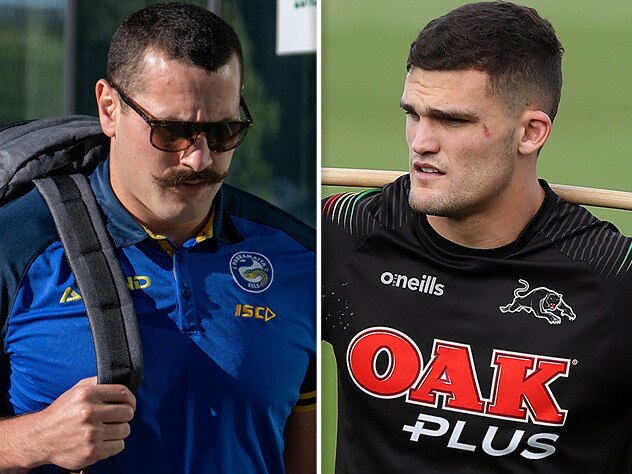 Reagan Campbell-Gillard and Nathan Cleary.