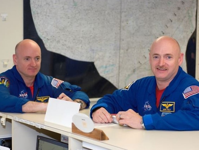 NASA astronaut twins Scott and Mark Kelly.