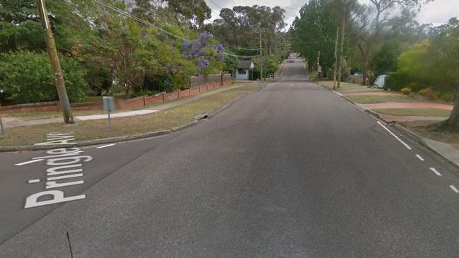 Lorraine Gooden was hit by the car on the footpath on Pringle Ave, at the corner of Haigh Ave, and flung 10m into a garden wall. Picture Google Maps