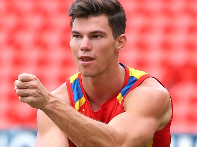 Gold Coast Suns training at Metricon Stadium . Jaeger O'Meara Picture Mike Batterham