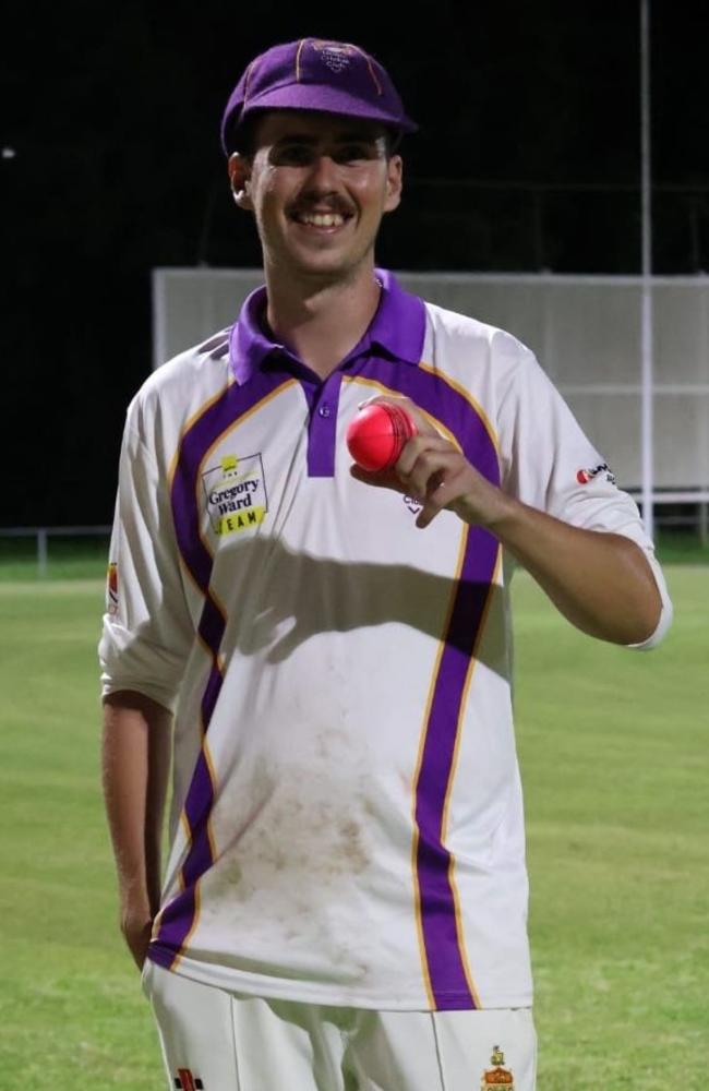 USC cricketer Ethan Walsh after taking 6/21 against Palmwoods.