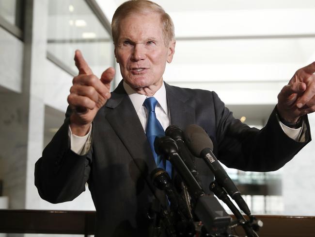 Senator Bill Nelson produced one of the hearing’s most memorable comments. Picture: AP