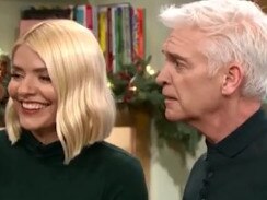 Presenters Holly Willoughby and Phillip Schofield were in stitches over the blunder. Picture: This Morning