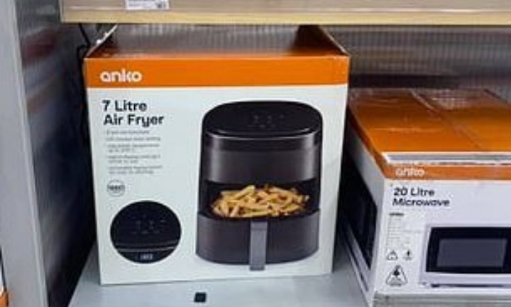 Kmart air outlet fry