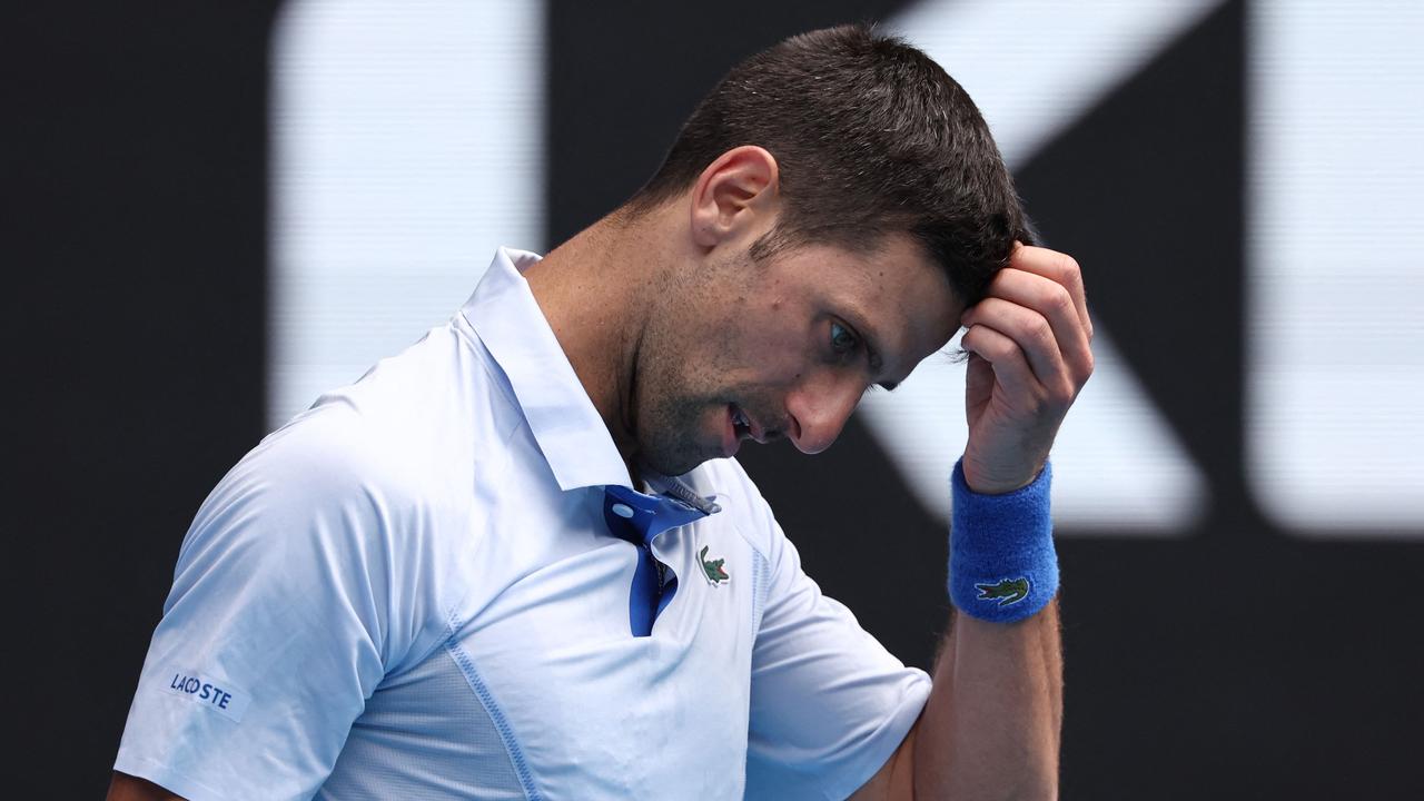 Channel 9 called out over Novak Djokovic bias. (Photo by David GRAY / AFP)