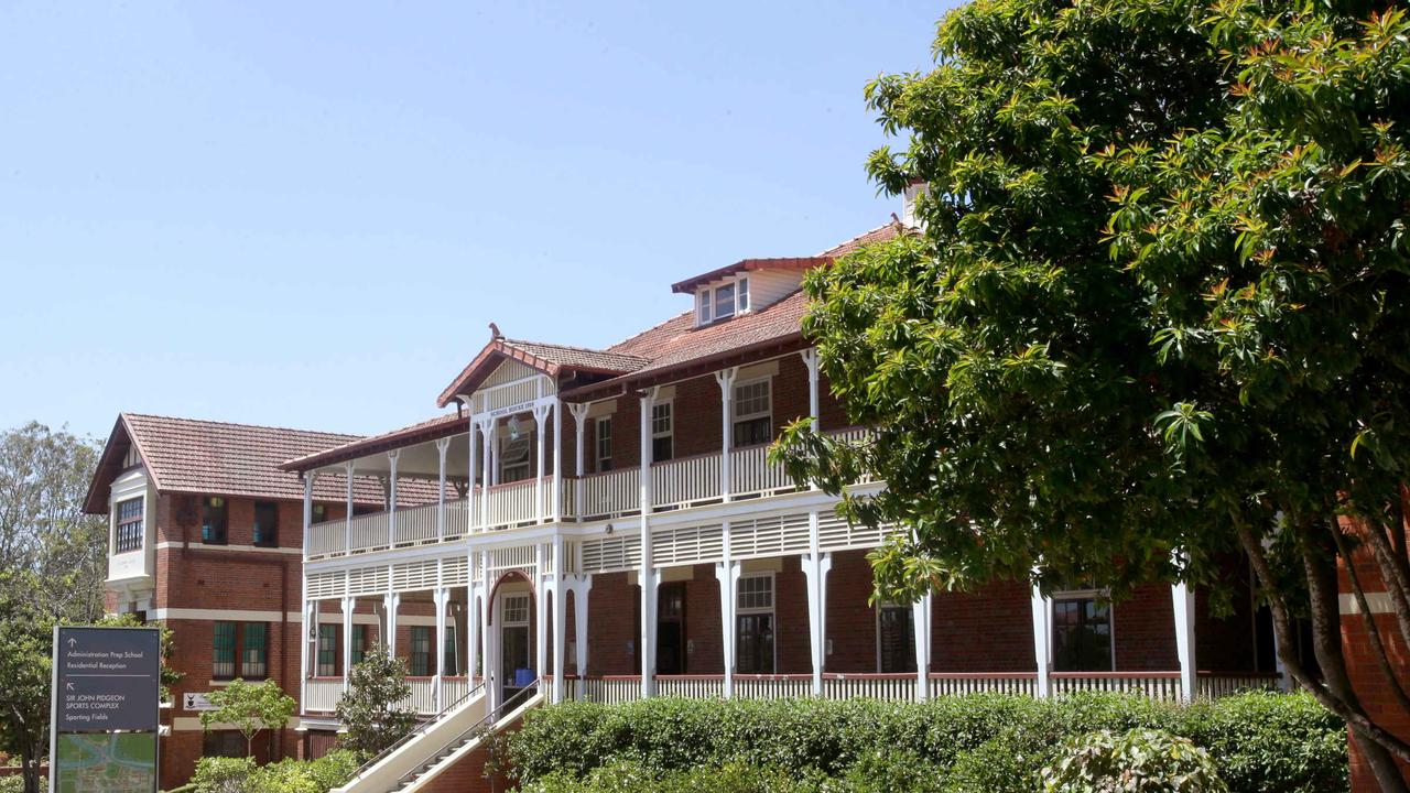 Anglican Church Grammar School, aka Churchie, in East Brisbane. Picture: Steve Pohlner
