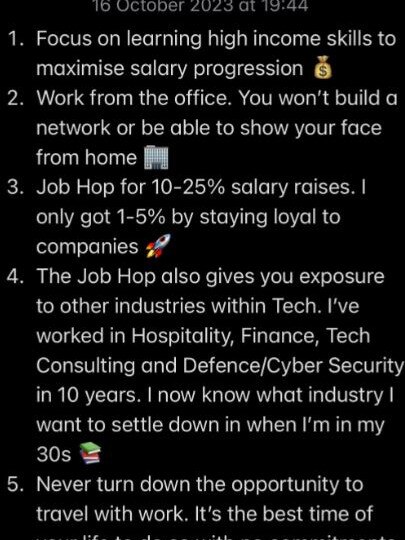 Toby believes young people need to ‘show their face’ in the office in order to be successful. Picture: @techtoby/TikTok