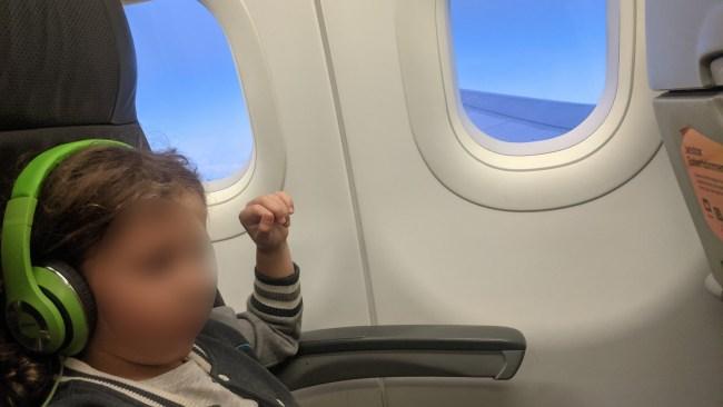 If not for the kindness of strangers, the family would have remained apart on the flights. Picture: Supplied