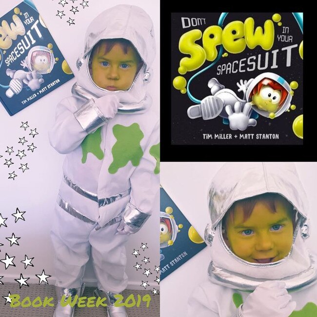 Lacey Langford: Don't Spew In Your Space Suit. Quest Community News Book Week Photos. Caboolture Herald. Picture supplied.