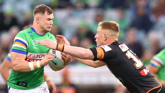 Hudson Young has signed a long-term deal to remain with the Raiders. Picture: Getty Images