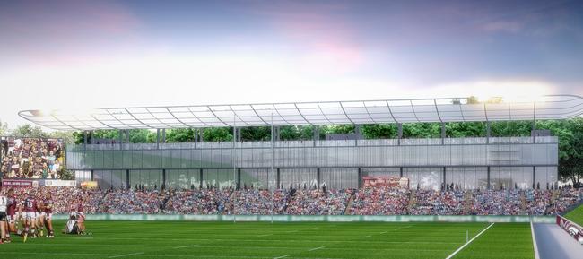 Artist's impression of Brookvale Oval development