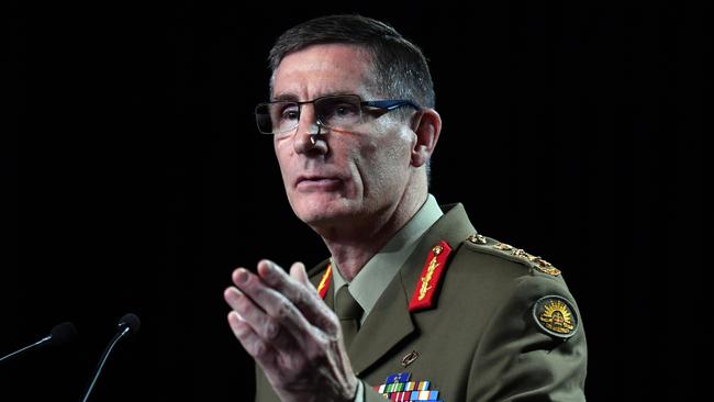 Chief of the Australian Defence Force General Angus Campbell. Picture: Getty Images