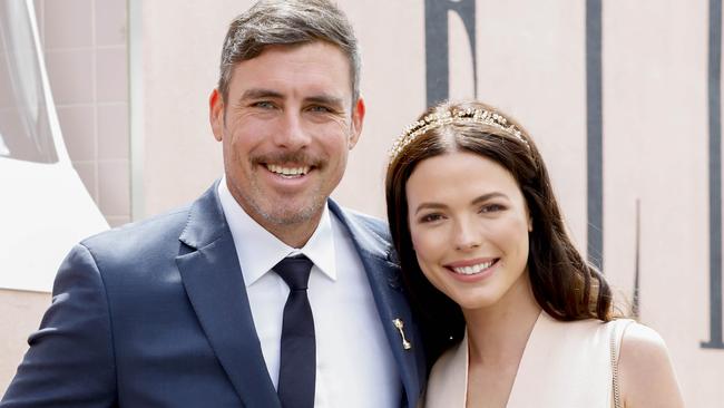 Matthew Richardson and Genevieve Holliday at Stakes Day.