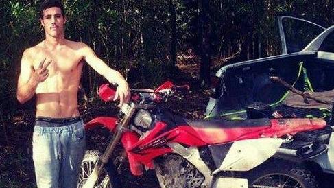 Rochford Cook, 24, of Newport, was disqualified from driving for two years after hitting speeds of 165km/h in a 70km/h zone while fleeing a random breath tests site in his Holden ute. Picture: Facebook