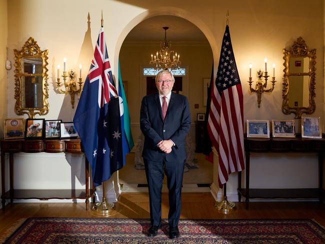 Kevin Rudd has made headlines again this week thanks to Donald Trump. Picture: Noah Willman