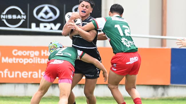 Tweed Heads player Torino JacksonThe Cyril Connell Cup. Tweed Heads Vs Wynnum ManlySaturday February 10, 2024. Picture, John Gass