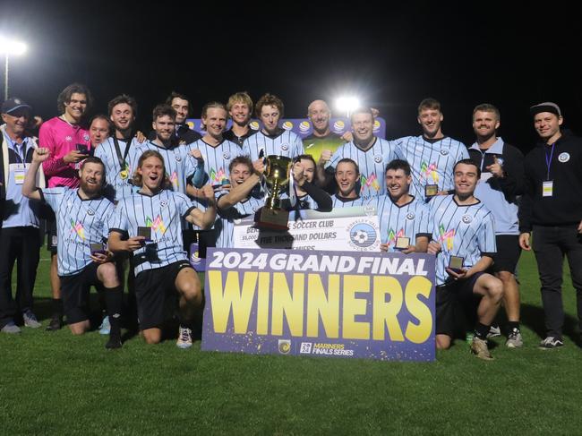 Berkeley Vale SC won the CCF 2024 Men's Premier League Title. Picture: Supplied