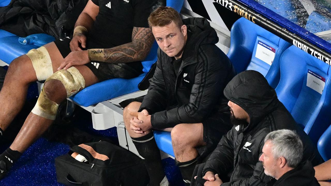 Sam Cane was given a red card in the World Cup final. Picture: AFP Images