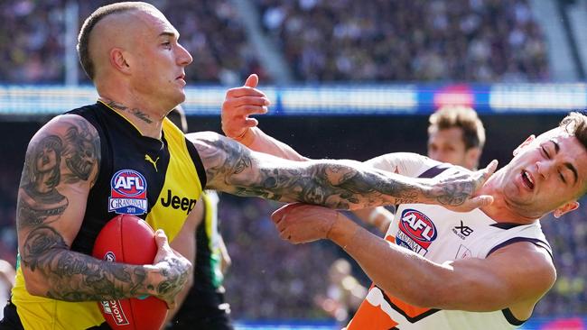 Few would argue with Dustin Martin’s enormous contract. Picture: AAP