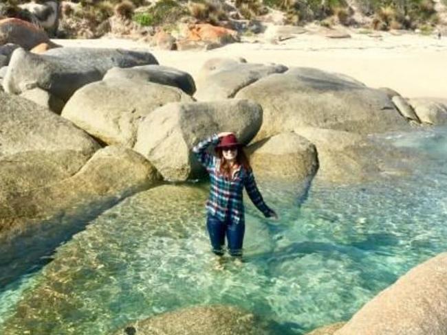 A dip in Tasmania. Picture: Miranda Luby