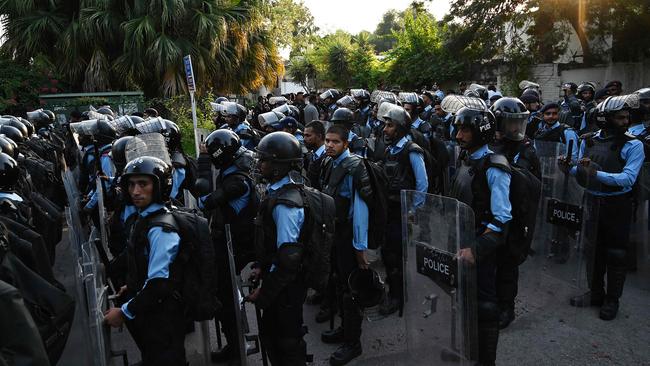 This is a war on France, and the racists are on the streets. Picture: AFP