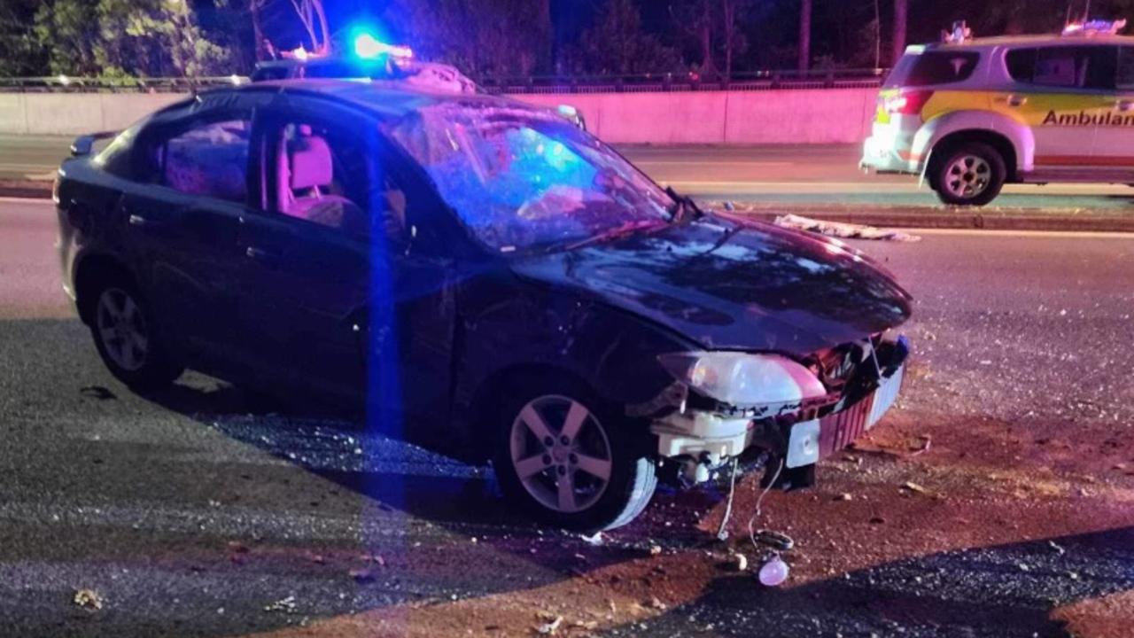 A boy was flown to the Queensland Children’s Hospital with critical injuries following a crash in Nambour on Wednesday night.