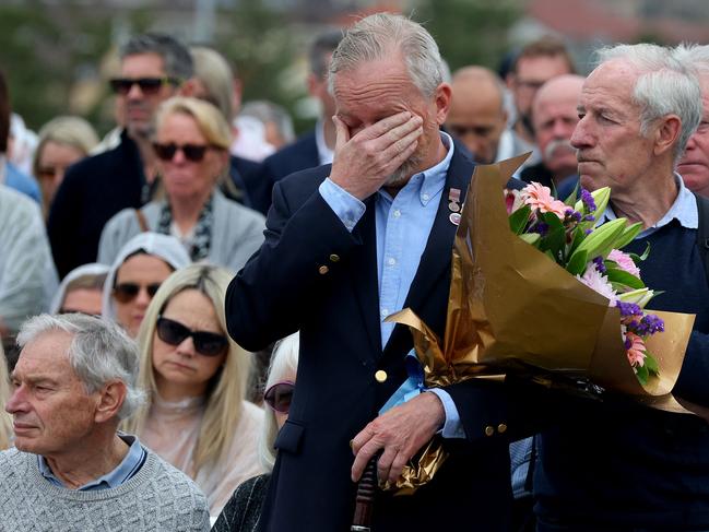 Two moving ceremonies were held on Wednesday morning. Picture: David Gray/AFP