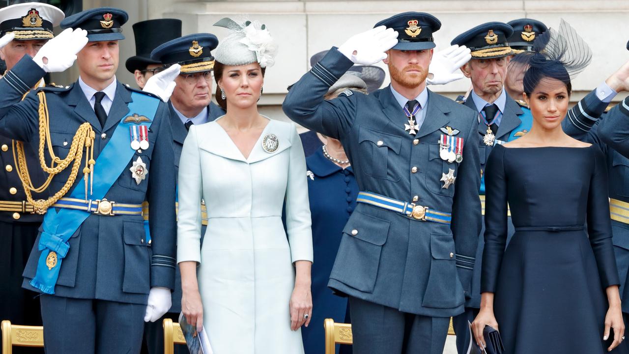 The Prince and Princess of Wales with the Duke and Duchess of Sussex in 2018. Picture: Max Mumby/Indigo/Getty Images