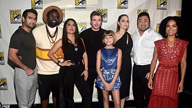 The very stacked cast of Eternals. Picture: Alberto E. Rodriguez/Getty Images for Disney