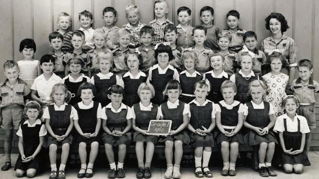 There were no gender-neutral uniforms at Brisbane’s Stafford State School in 1960. Picture: Supplied