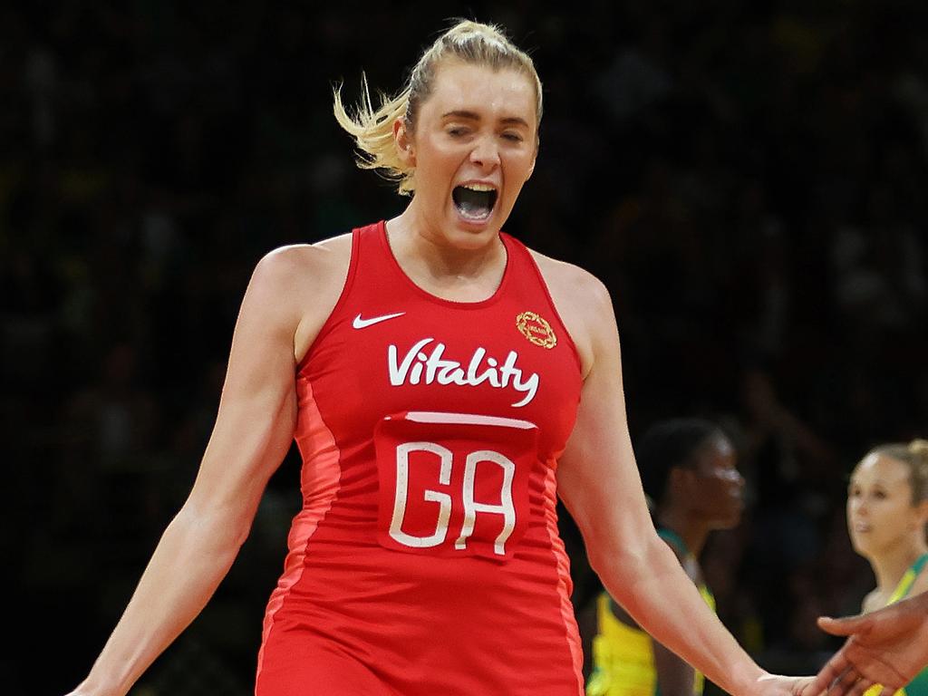 Helen Housbycelebrates victory in Sydney. Picture: Getty Images