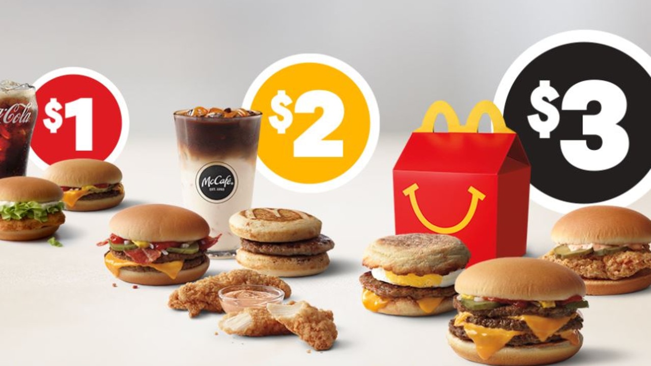 McDonald’s US dollar value menu that has been credited with boosting profits.