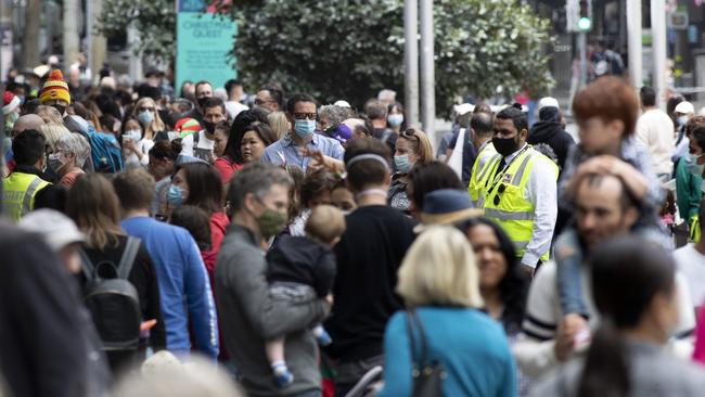 Crowds have returned to Melbourne’s CBD after lockdown. Picture: David Geraghty/NCA NewsWire.