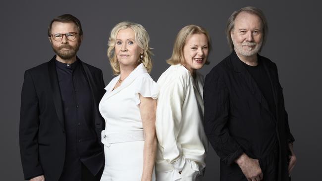 Swedish pop group ABBA, whose ninth album 'Voyage' was released in November 2021. L-R: Björn Ulvaeus, Agnetha Fältskog, Anni-Frid Lyngstad and Benny Andersson. Picture: Baillie Walsh