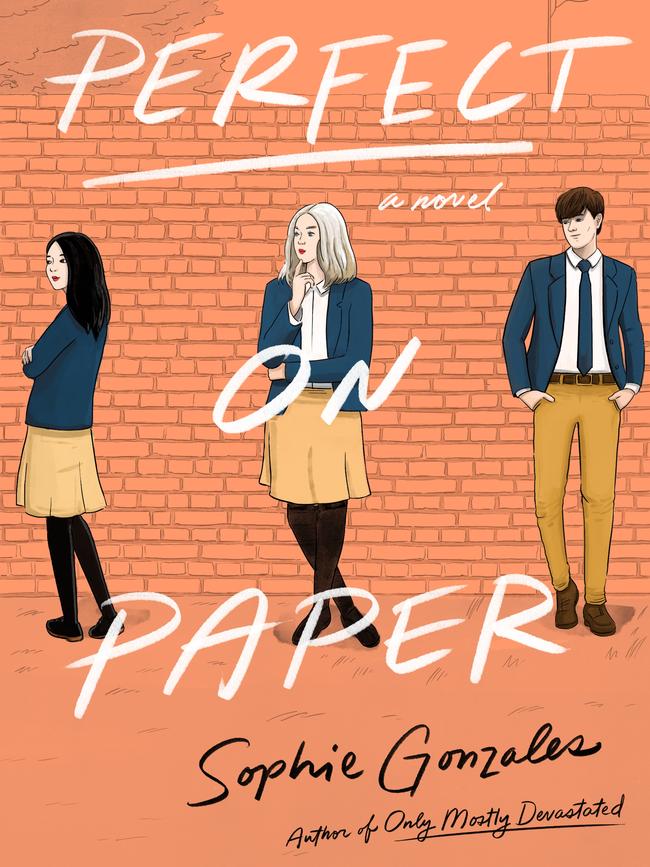 Sophie Gonzales's controversial novel Perfect on Paper. Picture: Supplied