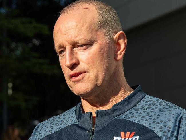 Michael Maguire warned Queensland against overclaims that NSW targeted Reece Walsh. Picture: Thomas Lisson