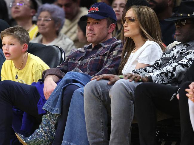 The couple attended a game between the Golden State Warriors and the Los Angeles Lakers on March 16 in one of their final joint appearances. Picture: AFP