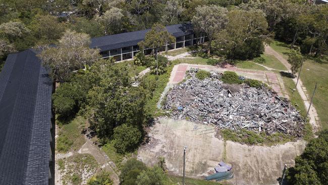 The state of Great Keppel Island resort after lying abandoned for years.