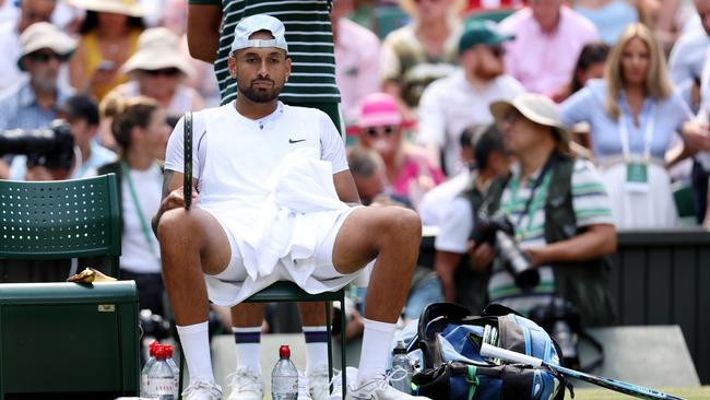 Kyrgios believes he’s well placed to make a fresh challenge on grand slam tennis after the best fortnight of his career. Picture: Getty