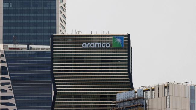 Aramco tower in Riyadh. Saudi Aramco, owned by the Saudi Arabian government, is the largest energy company in the world. Picture: AFP