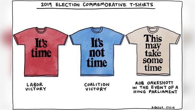 Jon Kudelka Letters Cartoon for 17-05-2019. Version: Letters Cartoon  (1280x720 - Aspect ratio preserved, Canvas added)COPYRIGHT: The Australian's artists each have different copyright agreements in place regarding re-use of their work in other publications.Please seek advice from the artists themselves or the Managing Editor of The Australian regarding re-use.