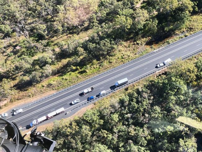 RACQ CapRescue attended a two-truck crash at Benaraby on Monday afternoon.