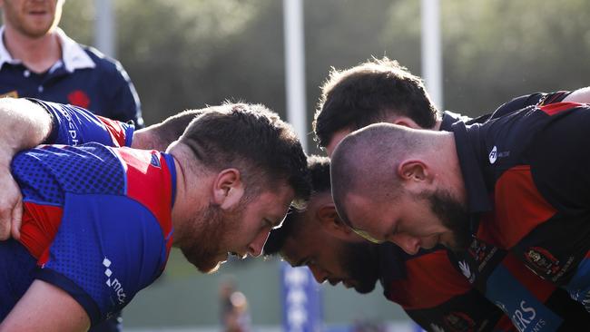 Manly playing Northern Suburbs in round three of the Shute Shield.