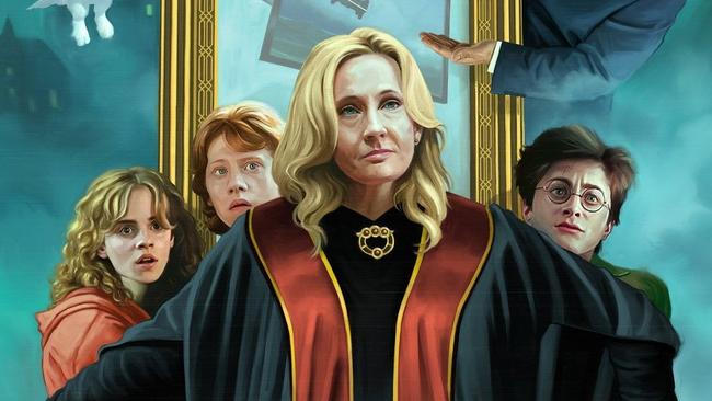 Warner Bros is trying to salvage a rocky relationship with the creator of Harry Potter. Illustration: Robert Carter/WSJ